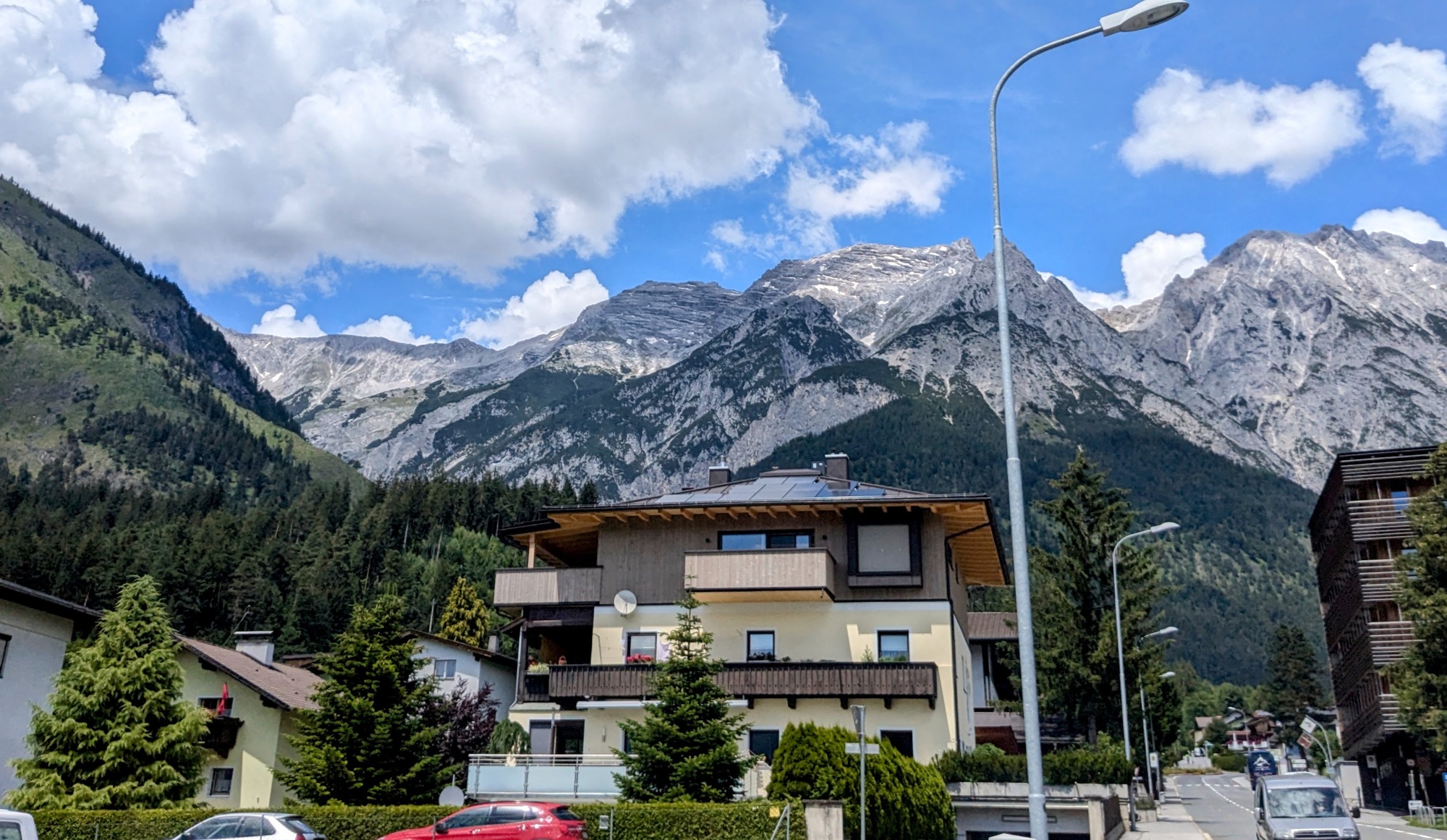 View from a small town near Innsbruck