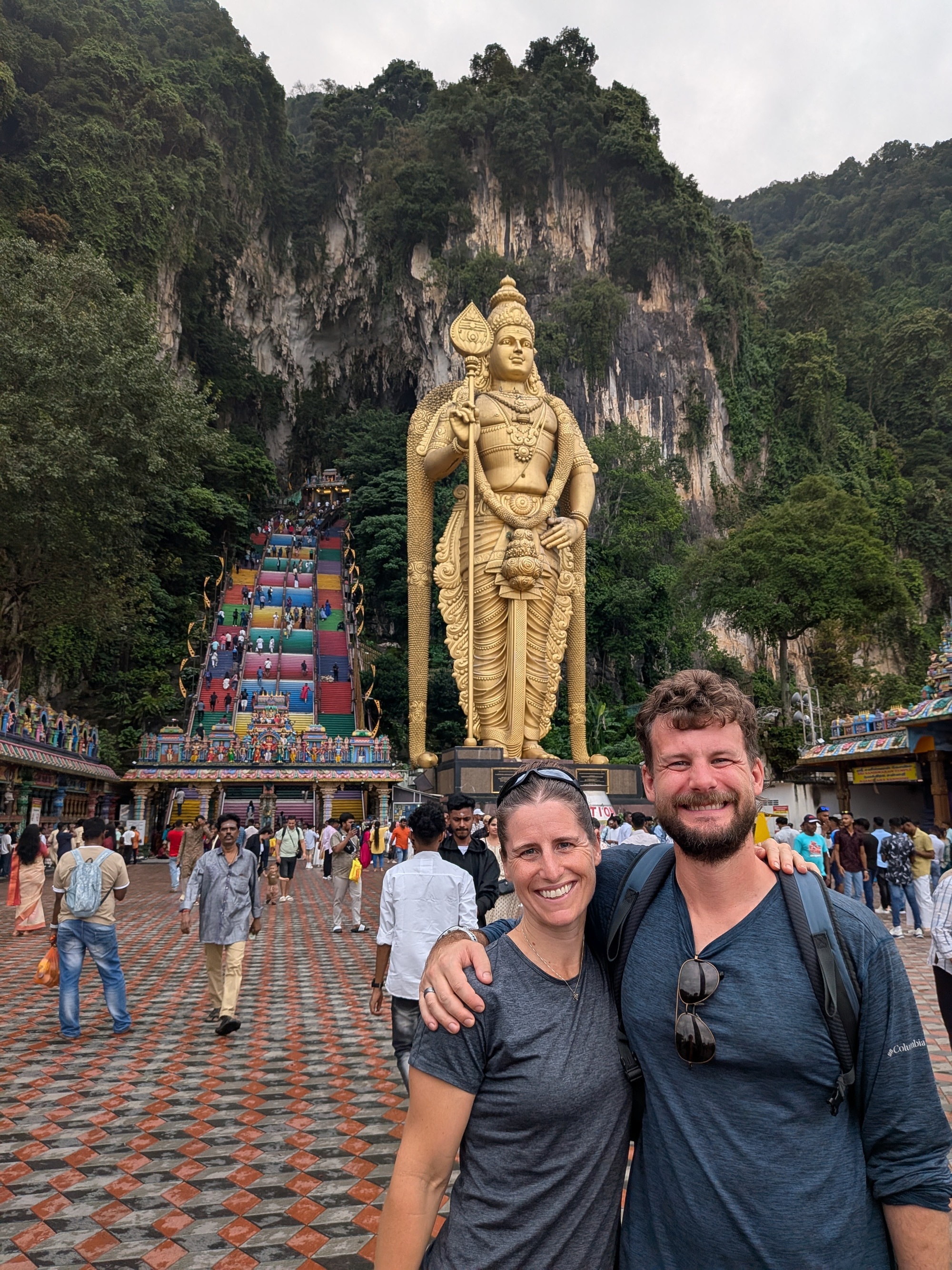 Photo of us at batu caves