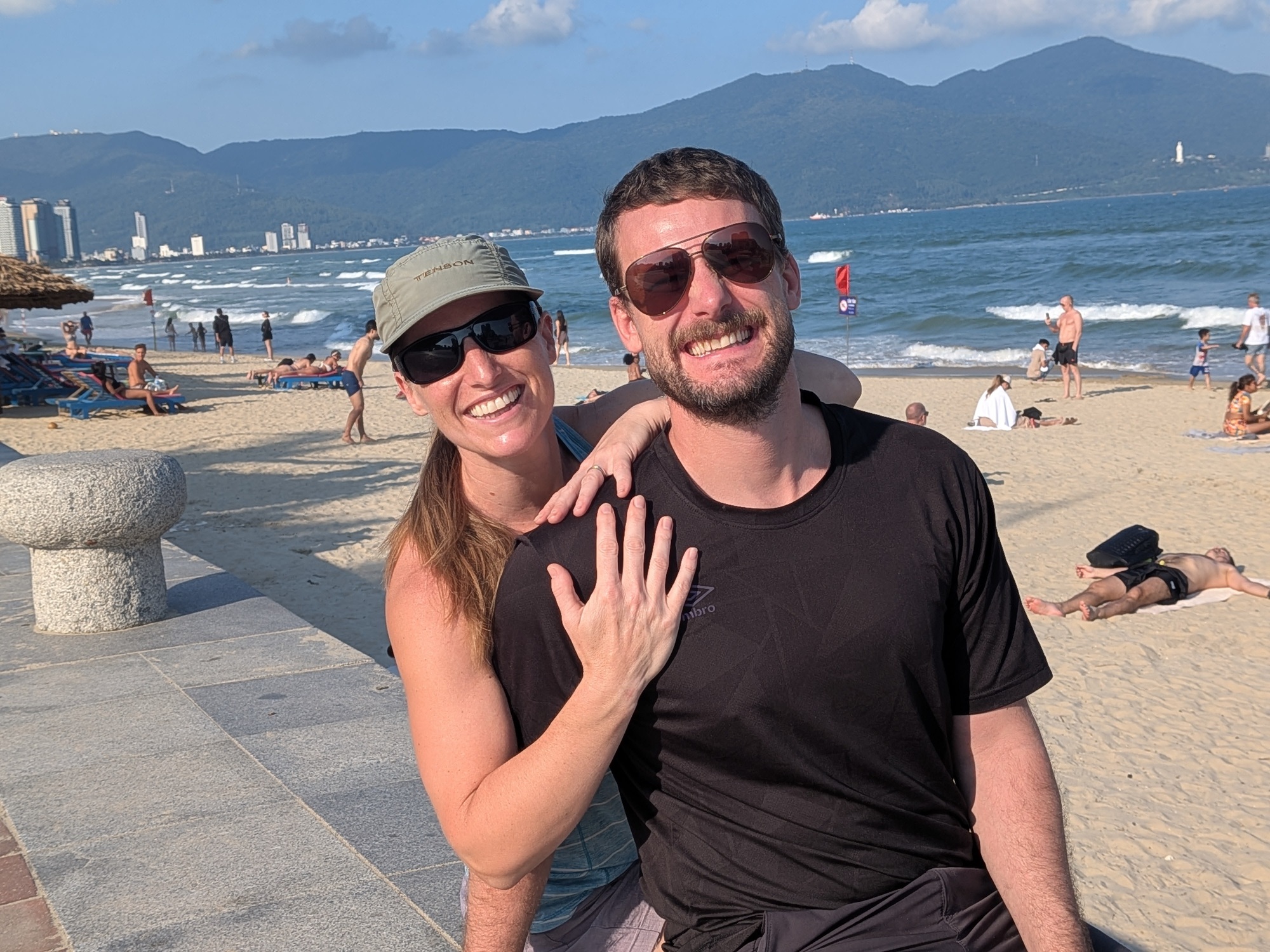 New Year's eve on Da Nang's beach