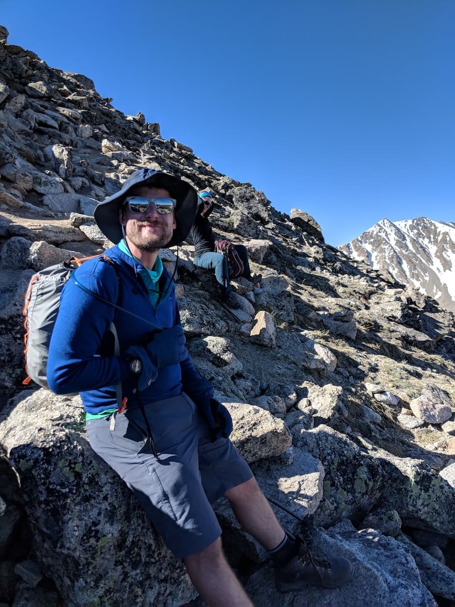 Quick break above tree line