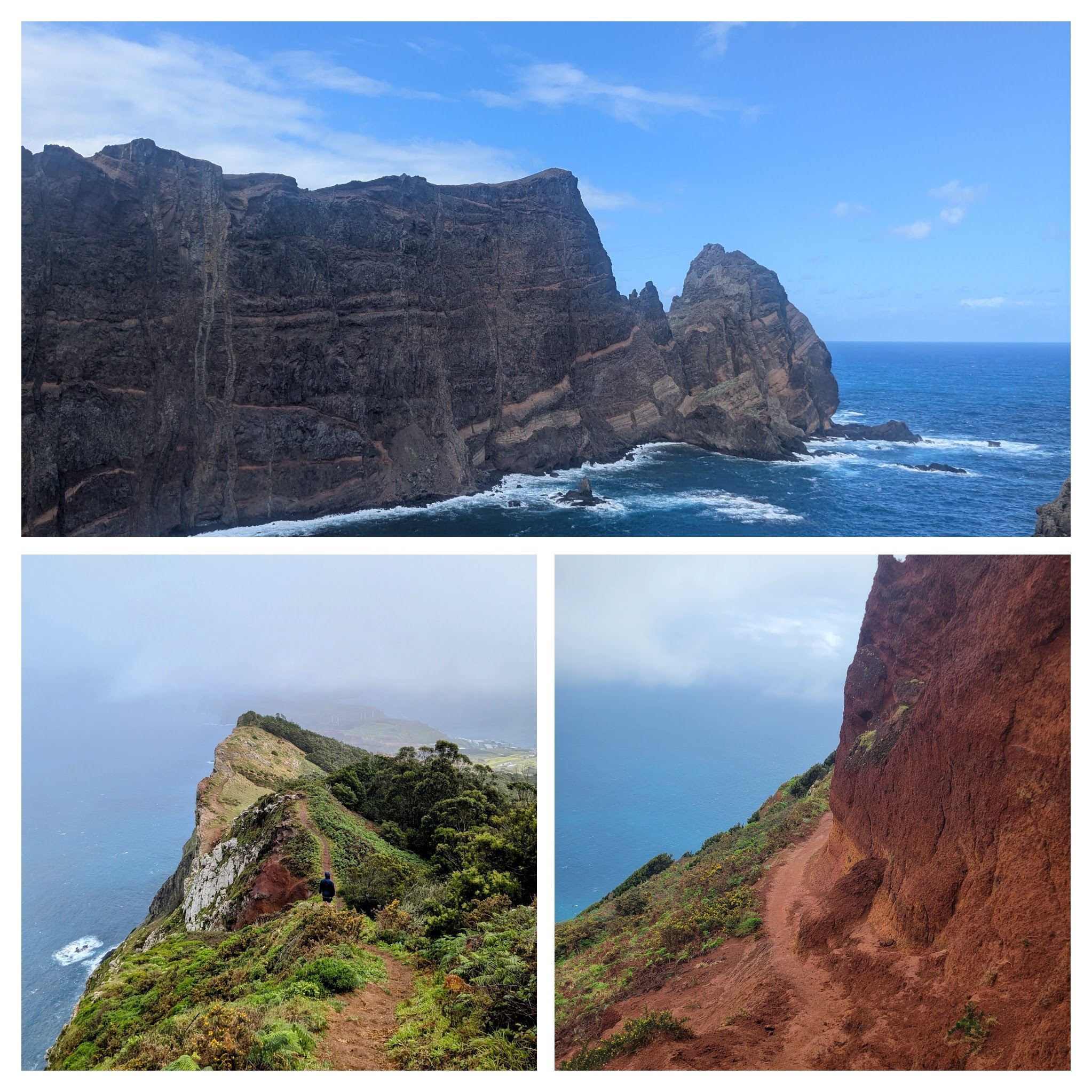 Cliffs we hiked on