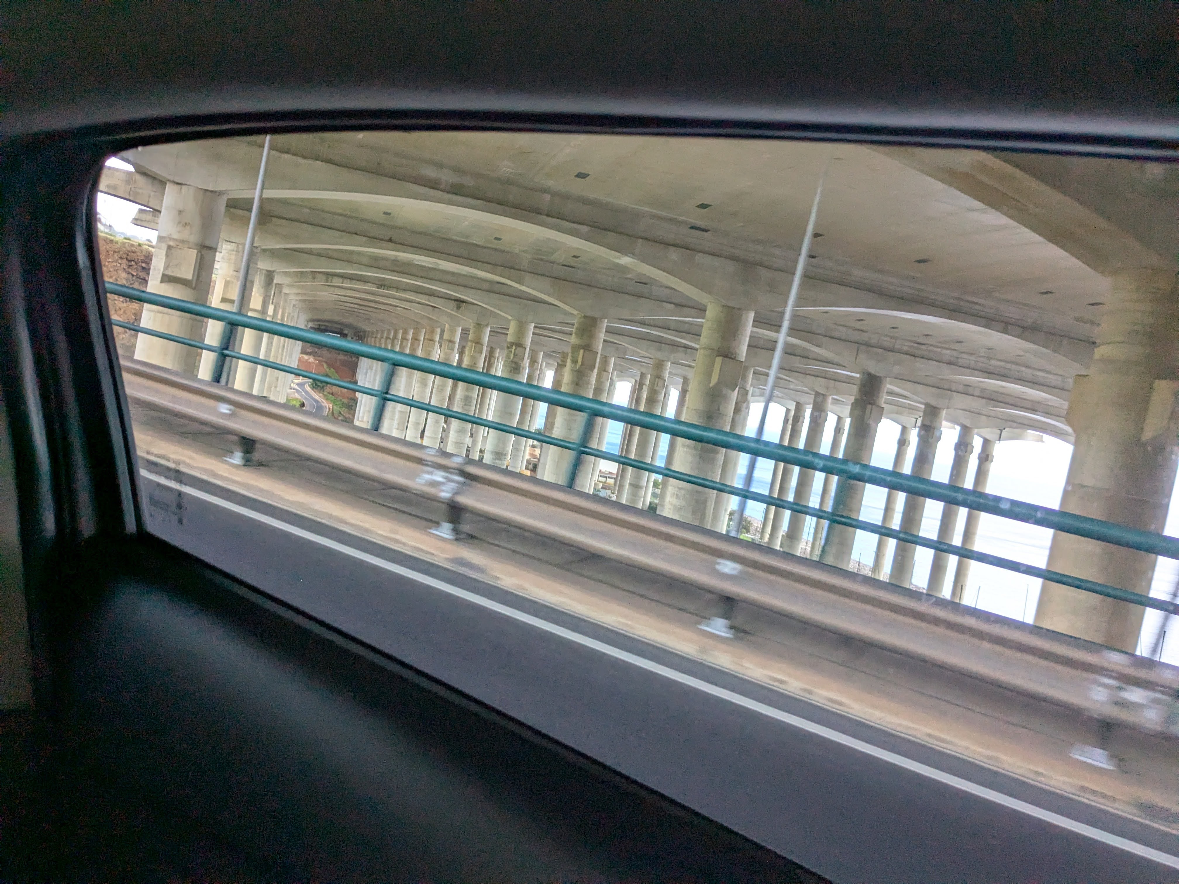 Under the airport
