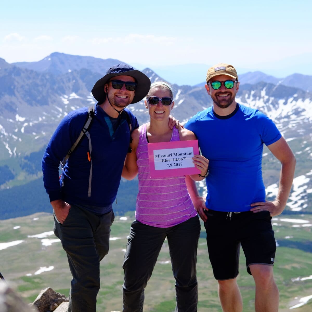 Traditional summit group shot.