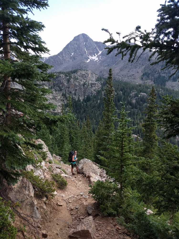 Mount of the holy cross in the distance looks pretty intense