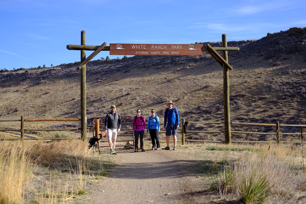 The group at trail head